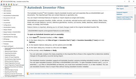inventor to solidworks conversion|Solved: convert Inventor model to solid works model.